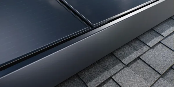 Low-profile all-black Tesla panels