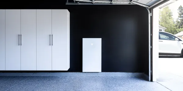Clean black skirted panel array